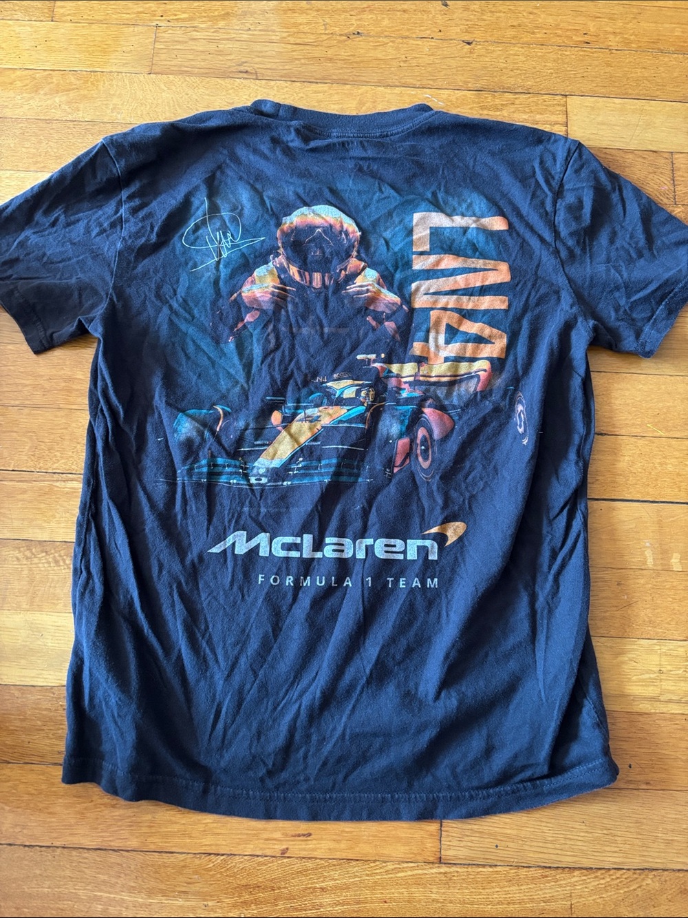 McLaren Women's Black Graphic Tee - Short Sleeve Formula 1 Design